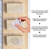Clear Acrylic Soap Stamps with Big Handles DIY-WH0438-041-3