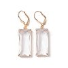 Glass Leverback Earring EJEW-C077-03KCG-02-1