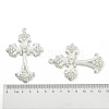 Alloy Rhinestone Cross Big Pendants LS-ALRI-1475-S-RS-3