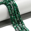 Synthetic Malachite Beads Strands G-C129-A07-01-2