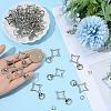 40 Sets Alloy Swivel Clasps FIND-SP0004-33B-3