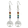 Alloy Tree of Life Dangle Earrings EJEW-JE05462-05-1