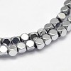Electroplate Non-magnetic Synthetic Hematite Beads Strands G-I175-09B-1