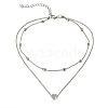 Alloy Pendant Necklaces for Women WGA6E2A-06-2