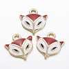 Alloy Enamel Charms X-PALLOY-P118-28-3