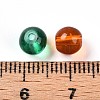 Baking Painted Transparent Glass Beads DGLA-Q022-6mm-M-4