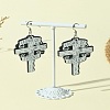 304 Stainless Steel Dangle Earrings EJEW-FS00007-8