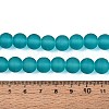 Baking Paint Transparent Glass Bead Strands X-GLAA-S031-10mm-37-4