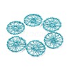 Spray Painted Eco-Friendly Iron Filigree Joiners Links IFIN-T009-01H-1