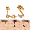 Ion Plating(IP) 304 Stainless Steel Stud Earrings FIND-Q103-01Z-G-3