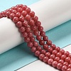 Natural Thulite Beads Strands G-Z044-A02-01-2