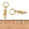 Ocean 304 Stainless Steel Hoop Dangle Earrings for Women EJEW-JE07267-01-6