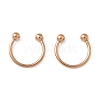 303 Stainless Steel Circular/Horseshoe Barbell Nose Rings WG86D19-23-1