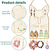   Iron Grid Shape Wall Mount Earring Display ODIS-PH0001-70-4