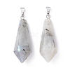 Natural Labradorite Pointed Pendants G-I314-02P-02-2