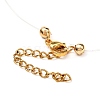 Sea Horse & Shell Pendant Necklace for Teen Girl Women NJEW-JN03716-5