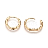 Ion Plating(IP) 304 Stainless Steel Huggie Hoop Earrings X-EJEW-F111A-14mm-G-3