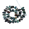 Natural Chrysocolla Beads Strands G-Z091-A46-2
