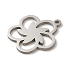 Non-Tarnish 201 Stainless Steel Pendants STAS-E206-05P-05-2