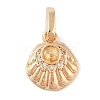 Brass Micro Pave Cubic Zirconia Pendant Bails KK-N256-17A-G-1