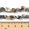 Raw Rough Natural African Black Opal Beads Strands G-M453-C05-5