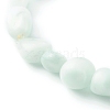 Natural Larimar Beaded Stretch Bracelets for Kids BJEW-JB06250-08-4