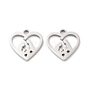 316 Surgical Stainless Steel Charms STAS-Q314-20P-1