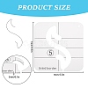 Gorgecraft Transparent Acrylic Sewing Template DIY-GF0002-85-2