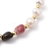 Natural Cultured Freshwater Pearl Beaded Bracelets BJEW-JB05491-5