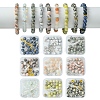 DIY Natural Howlite Round Beaded Stretch Bracelet Making Kit DIY-YW0008-36A-1