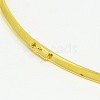 Brass Collar Necklace Making KK-D344-G-2