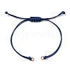Korean Waxed Polyester Cord Braided Bracelets X1-MAK-T010-03G-2