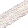 Natural Nucleated Pearl Beads Strands PEAR-N016-02B-1