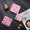 2Pcs Half Fruit Shape DIY Silicone Molds DIY-CJ0002-04-4