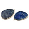 Natural Lapis Lazuli Pendants G-K347-02G-07-2