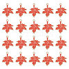 SUNNYCLUE 60Pcs Autumn Theme Rack Plating Alloy Enamel Pendants ENAM-SC0003-37-1