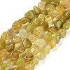 Natural Yellow Opal Beads Strands G-P497-01E-02A-1