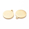 PVD Vacuum Plating 304 Stainless Steel Stamping Blank Tag Charms X-STAS-G215-10-G02-2