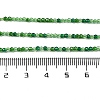 Transparent Glass Beads Strands GLAA-H027-01G-5
