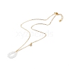 Brass Cubic Zirconia Pendant Necklace NJEW-JN03531-01-2