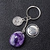 Natural Amethyst Keychain PW-WG6B815-24-1