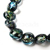 Handmade Dichroic Foil Glass Beads Strands DICH-U001-11A-3