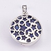 Natural Lapis Lazuli Pendants G-P373-G018-3