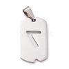 Non-Tarnish 304 Stainless Steel Pendants STAS-H144-02P-7-2