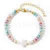 Sweet Shell Cross Beaded Bracelets TE5534-2-1