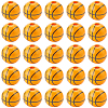 70Pcs Painted Natural Wood European Beads WOOD-SC0002-09-1