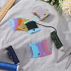 200Pcs 5 Colors PVC Plastic Thread Winding Boards TOOL-SC0001-82-3