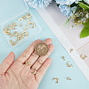 HOBBIESAY 40Pcs 2 Style Brass Charms KK-HY0001-95-3