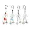 Acrylic Mobile Phone Straps HJEW-FZ00017-02-4