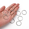 Tarnish Resistant 201 Stainless Steel Linking Rings STAS-F192-001P-03-4